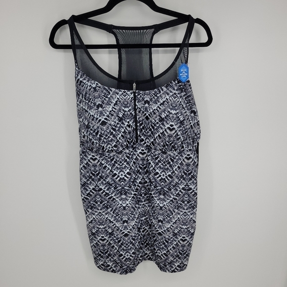 Free Country Womens Paradise Tankini Swimsuit Top Size 3x - Picture 5 of 15